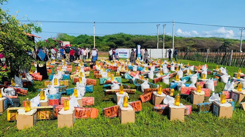 Children studying in a classroom